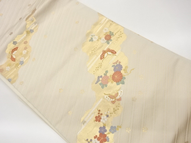 JAPANESE NAGOYA OBI / WOVEN MICHINAGADORI